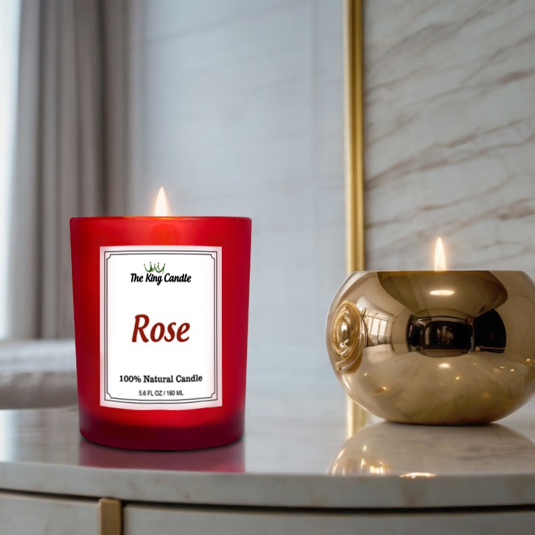 rose candle img1